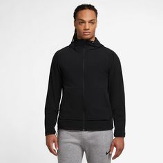Rückansicht von Nike REBEL Unlimited Trainingsjacke Herren black-black-reflective silv
