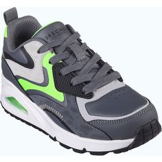 Skechers UNO GEN1 COLOR SURGE Sneaker Kinder charcoal-green-gray