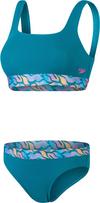 SPEEDO Eco Texture Stretch Nylon Bikini Set Damen - ocean depths