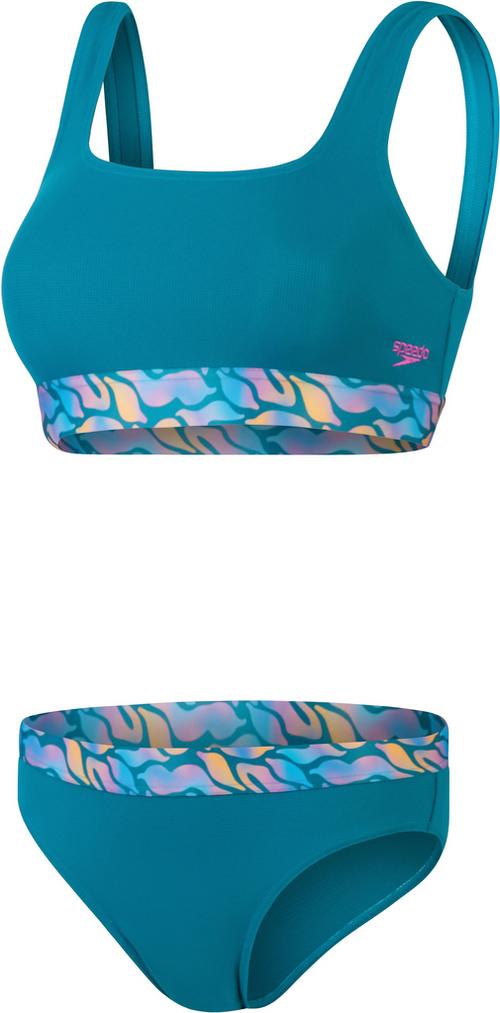 SPEEDO Eco Texture Stretch Nylon Bikini Set Damen