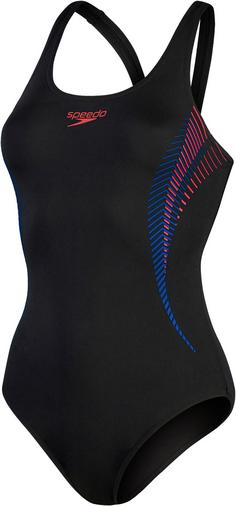 SPEEDO Eco Endurance+ Schwimmanzug Damen black,-fed red-chroma