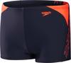 SPEEDO Hyper Boom Logo Splice Badehose Jungen - true navy-volcanic orange