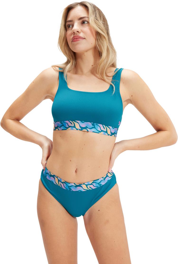 SPEEDO SPEEDO Eco Texture Stretch Nylon Bikini Set Damen - ocean depths - 0 | SportScheck