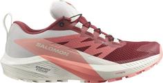 Salomon GTX SENSE RIDE 5 Trailrunning Schuhe Damen syrah-vanilla ice-peach amber