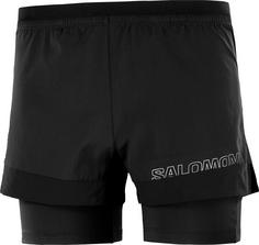 Salomon CROSS Funktionsshorts Herren deep black