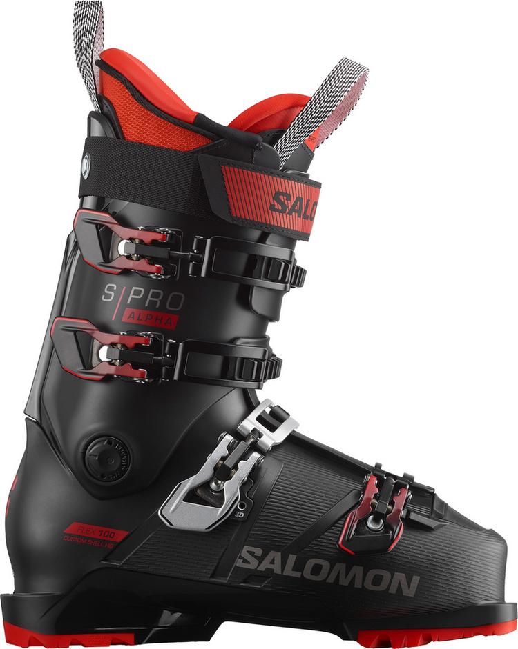 Salomon Salomon S/PRO ALPHA 100 Skischuhe Herren - black-red - 0 | SportScheck