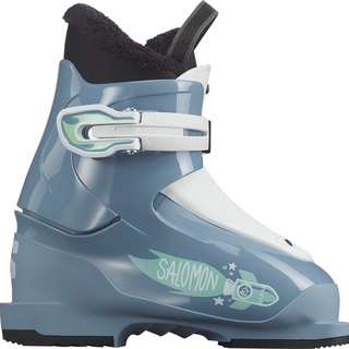 Salomon T1 Skischuhe Kinder copen blue-white-spearmint