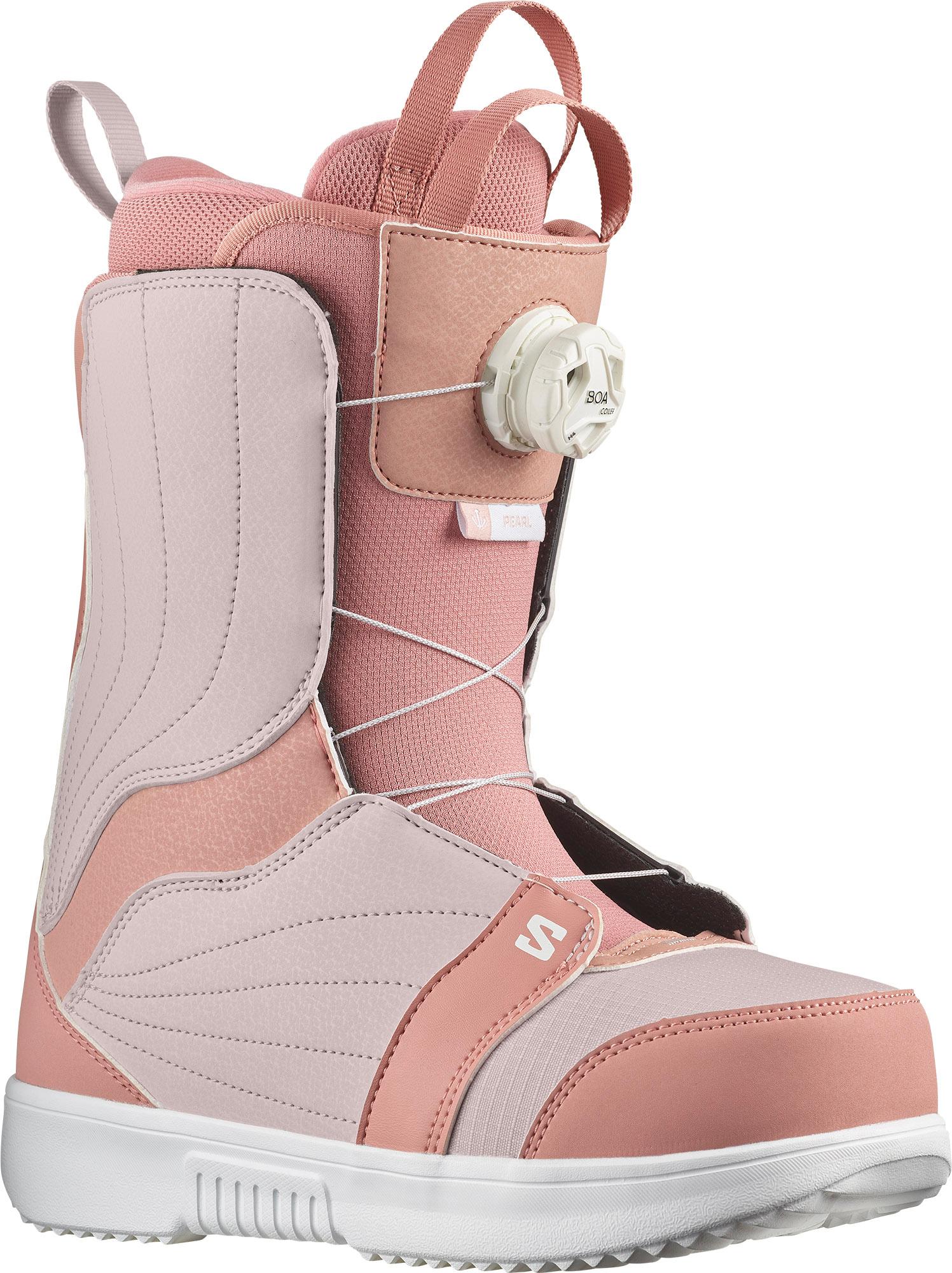 Salomon PEARL BOA Snowboard Boots Damen ash roselilac ashwhite im
