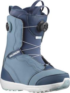 Salomon IVY BOA SJ BOA Snowboard Boots Damen copen blue-sargasso sea-sterling blue