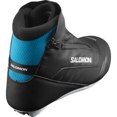 Rückansicht von Salomon RC8  PROLINK Langlaufschuhe Herren black-process blue