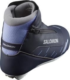Rückansicht von Salomon RC8 VITANE PROLINK Langlaufschuhe Damen ebony-kentucky blue