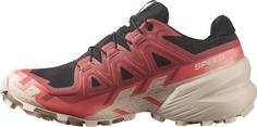 Rückansicht von Salomon GTX SPEEDCROSS 6 Trailrunning Schuhe Damen black-cow hide-faded rose