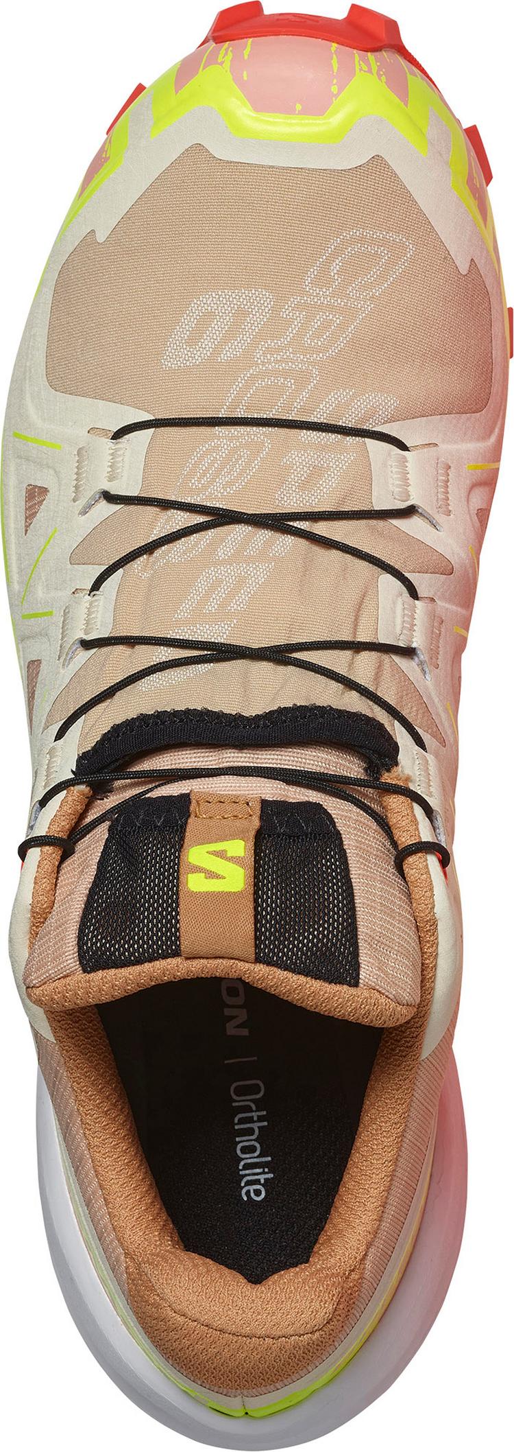 Salomon Salomon SPEEDCROSS 6 Laufschuhe Damen - hazelnut-safety yellow-fiery coral - 0 | SportScheck