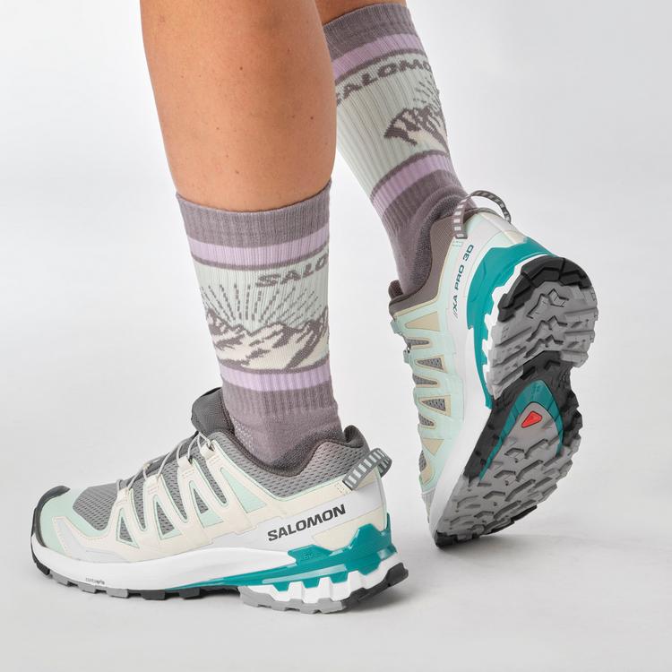 Salomon Salomon XA PRO 3D V9 Multifunktionsschuhe Damen - gull-white-bleached aqua - 1 | SportScheck