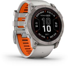 Garmin FENIX 7X PRO SAPHIR SOLAR Sportuhr gray-orange