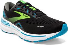 Brooks Adrenaline GTS 23 Laufschuhe Herren black-hawaiian ocean-green