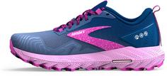 Rückansicht von Brooks Cascadia 17 Trailrunning Schuhe Damen navy-purple-violet