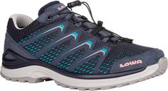 Lowa GTX Maddox Low Multifunktionsschuhe Damen stahlblau-rose