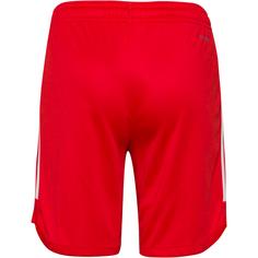 Rückansicht von adidas FC Bayern München 23-24 Heim Fußballshorts Kinder red-white