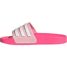 Rückansicht von adidas Adilette Shower Badelatschen Kinder clear pink-ftwr white-lucid pink