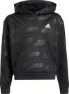 adidas BLUV Q4 Hoodie M&auml;dchen - black-gold mt