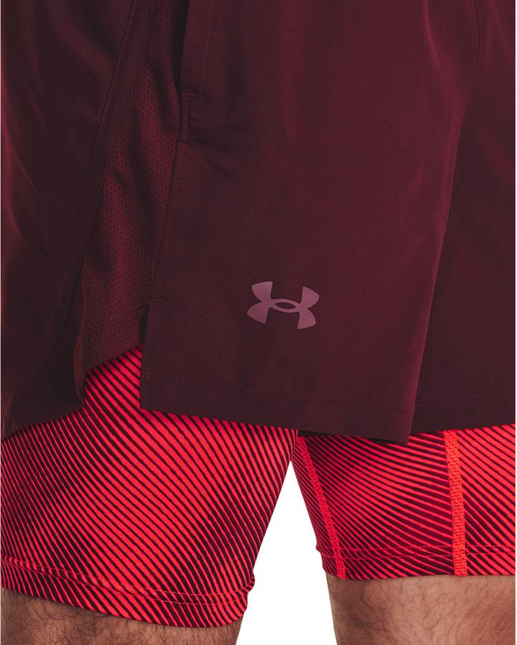 Under Armour Under Armour LAUNCH 6 Funktionsshorts Herren - dark maroon - 3 | SportScheck