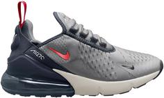 Nike Air Max 270 Sneaker Kinder lt smoke grey-bright crimson