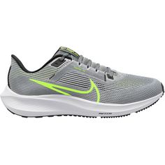 Nike AIR ZOOM PEGASUS 40 Laufschuhe Herren wolf grey-volt-black-white