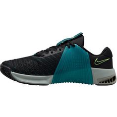 Rückansicht von Nike METCON 9 Fitnessschuhe Herren black-geode teal-clear jade-mica green