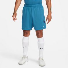 Rückansicht von Nike FC Fußballshorts Herren industrial blue-midnight navy-midnight navy-white