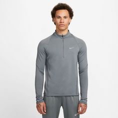 Rückansicht von Nike RPL ELMNT Funktionsshirt Herren smoke grey-reflective silv
