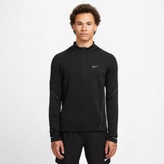Rückansicht von Nike RPL ELMNT Funktionsshirt Herren black-reflective silv