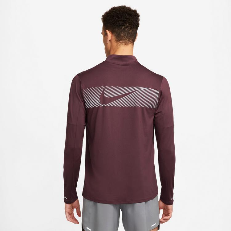 Nike Nike ELMNT FLASH Funktionsshirt Herren - night maroon-reflective silv - 1 | SportScheck