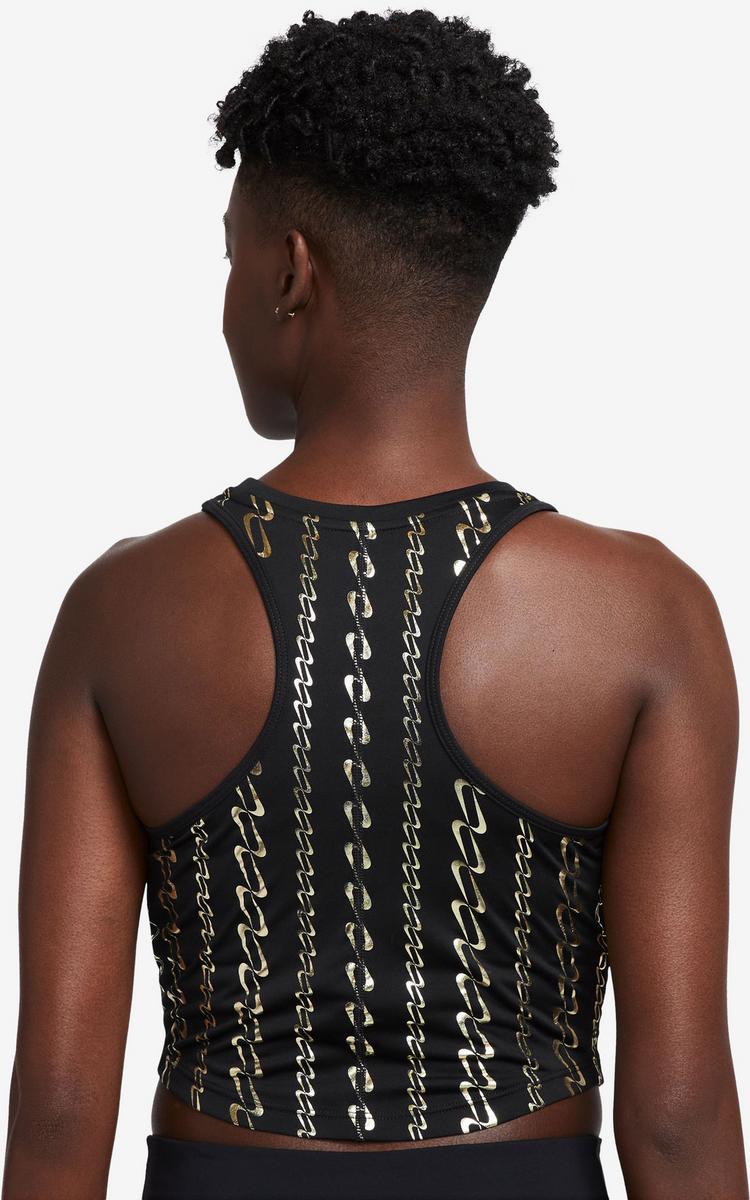 Nike Nike Dri-FIT ONE Croptop Damen - black-white - 1 | SportScheck