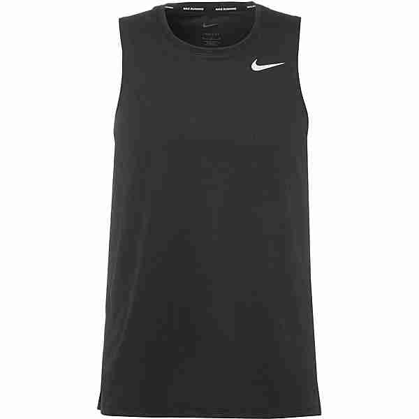 Nike Miler Funktionstank Herren black-reflective silv