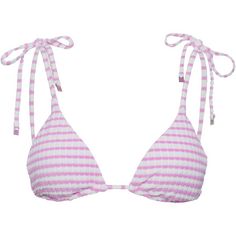 Seafolly Sorrento Stripe Bikini Oberteil Damen parfait pink