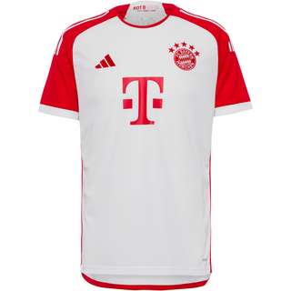 adidas FC Bayern München 23-24 Heim Fußballtrikot Herren white-red