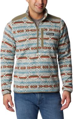 Rückansicht von Columbia Sweater Weather II Fleeceshirt Herren stone blue
