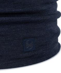 Rückansicht von BUFF Merino Heavyweight Multifunktionstuch solid indigo