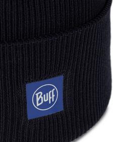 Rückansicht von BUFF Crossknit Beanie night blue