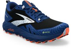 Brooks GTX Cascadia 17 Trailrunning Schuhe Herren black-blue-firecracker