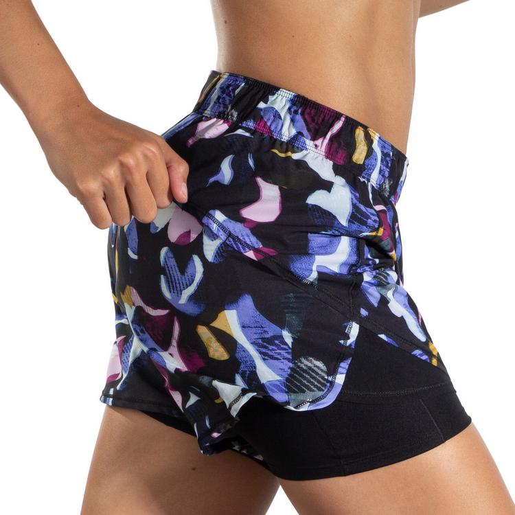 Brooks Brooks Chaser Funktionsshorts Damen - fast floral print - 2 | SportScheck