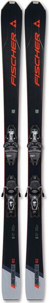 Fischer RC ONE 82 GT TPR + RSW 11 PR 23/24 Carving Ski - black-grey-red