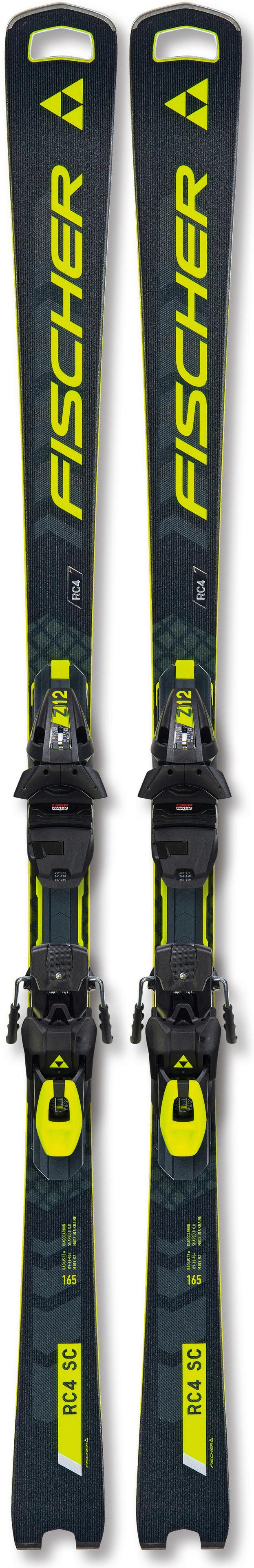 Fischer RC4 WC SC MT + RC4 Z12 PR 23/24 Carving Ski black-yellwo 