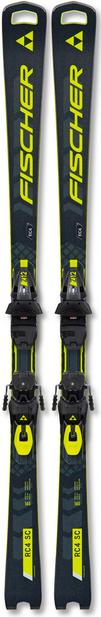 Fischer RC4 WC SC MT + RC4 Z12 PR 23/24 Carving Ski - black-yellwo