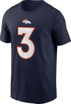 Nike Russell Wilson Denver Broncos T-Shirt Herren college navy