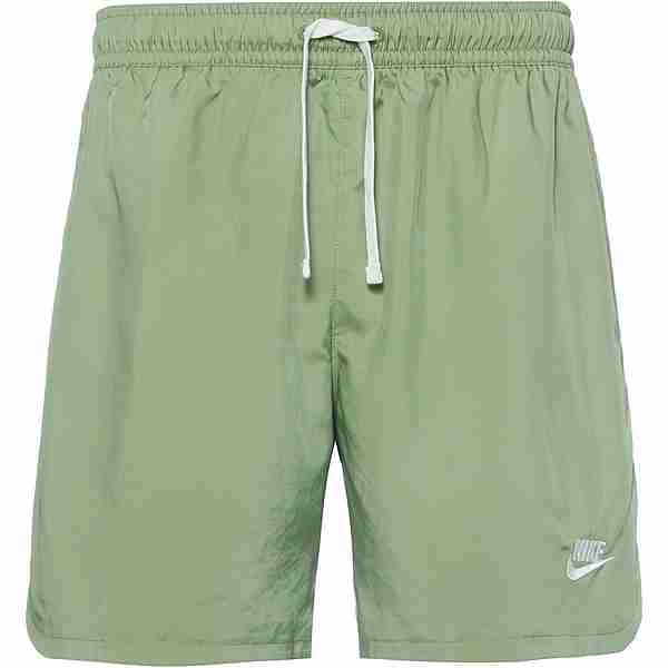 Nike NSW Essentials Lined Flow Shorts Herren oil green-white