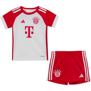 adidas FC Bayern München 23-24 Heim Babykit Fußballtrikot Kinder white-red