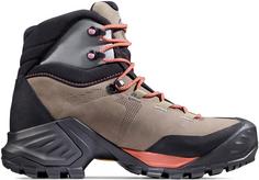 Rückansicht von Mammut GTX Trovat Tour High Alpine Bergschuhe Damen bungee-apricot brandy