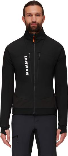 Rückansicht von Mammut Aenergy Hybrid Funktionsjacke Herren black